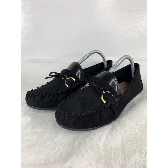 Alex Flex Comfort Women’s Flats Black Suede Size 10W - Picture 1 of 8
